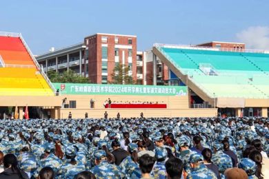 广东pg电子职业手艺学院超燃开学仪式，，，，，，，，视频+图片全程直击！